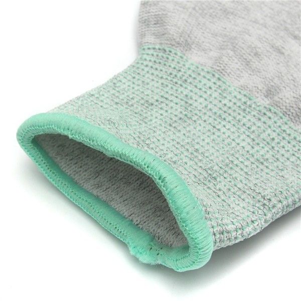 Assembly Inspection Precision Work Palm PU Coated Anti Static ESD Safe Gloves ESD Palm Fit Gloves