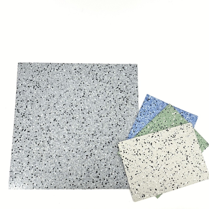 Tejas de suelo de PVC conductoras Vinyl antistatico de PVC multicolor ESD para salas limpias