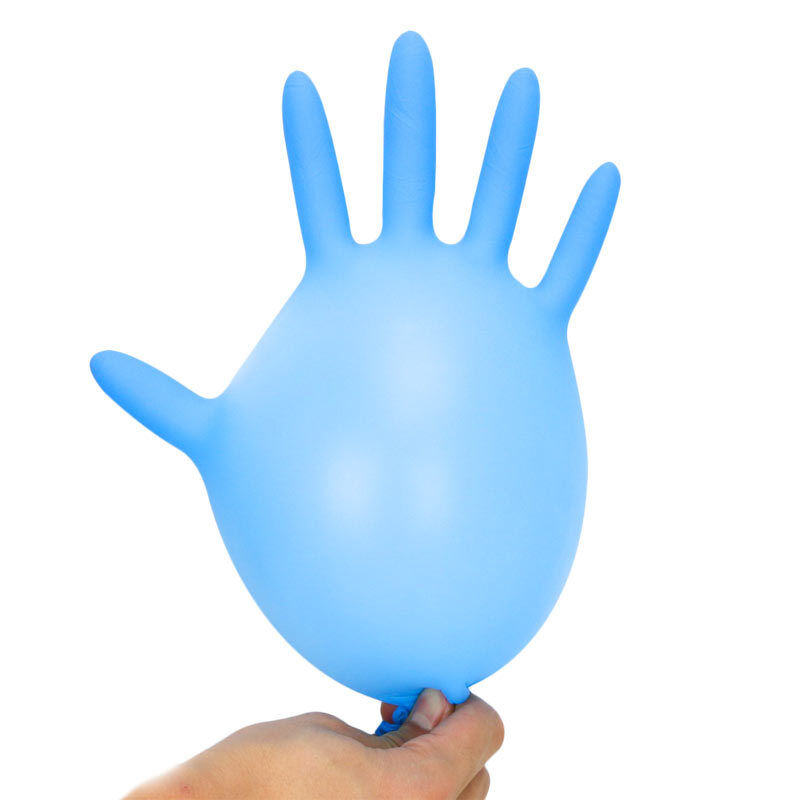 Guantes de seguridad de nitrilo azul negro ESD desechables, guantes de examen antiestáticos para venta al por mayor